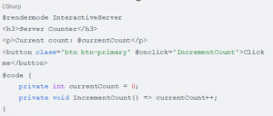 Blazor Render Mode